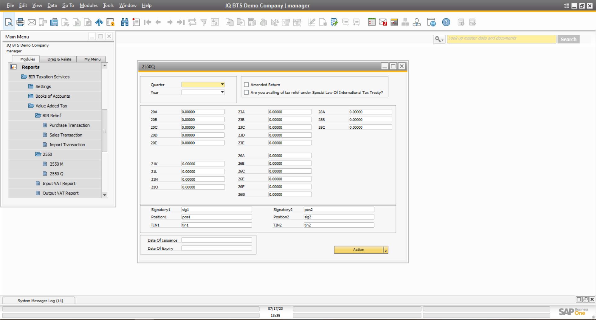 DynamIQ Tax Features