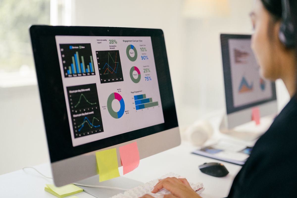 screen showing insights and predictions